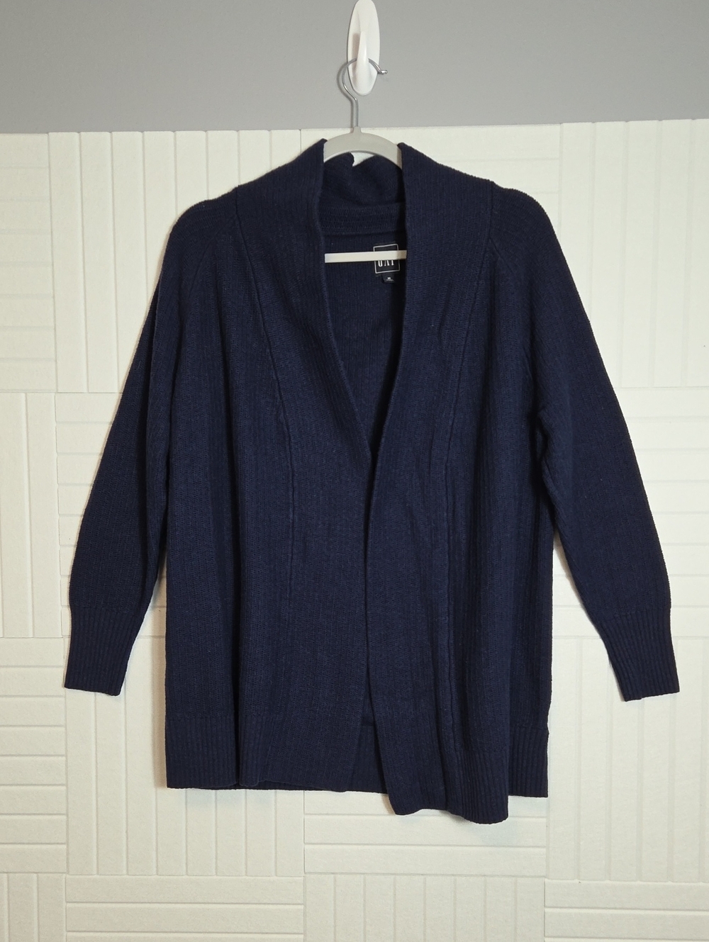 Gap Navy Blue Open Front Cardigan Sweater Size M